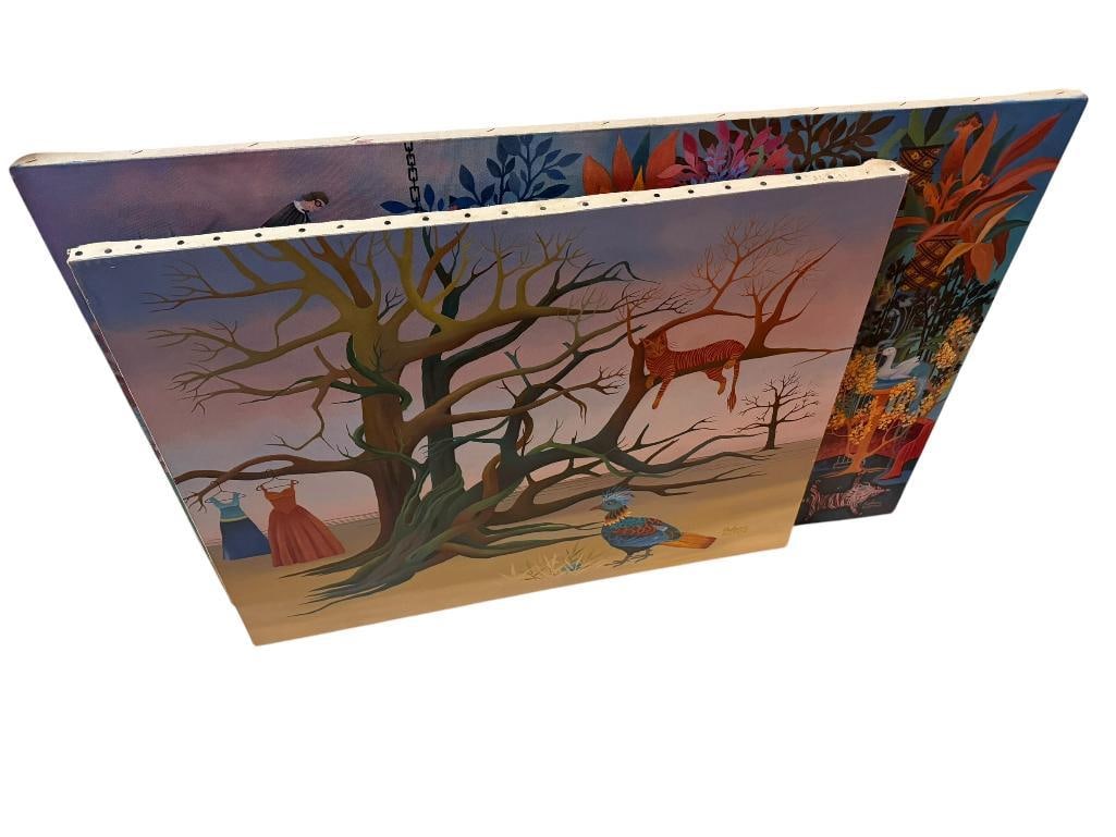 TWO ORIGINAL OIL PAINTINGS ON CANVAS BY LOCAL RENO, NEVADA ARTIST STEPHANIE HILTON (1 of 15)