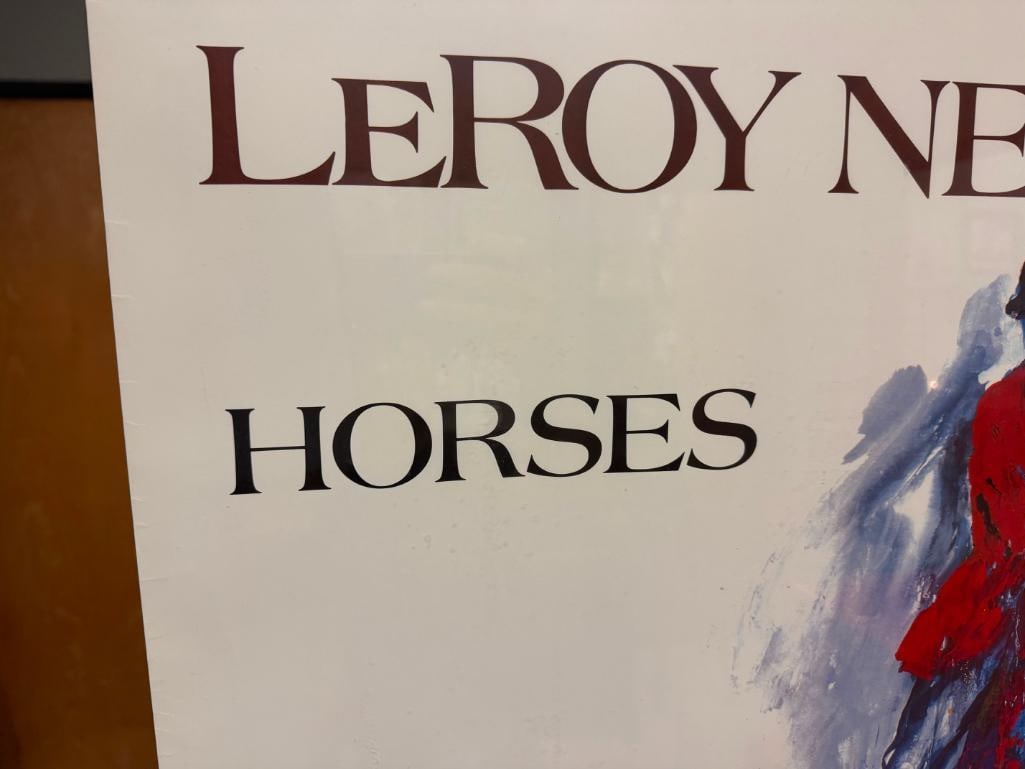 LEROY NEIMAN "HORSES" HAMMER GRAPHICS POSTER BY HARRY N. ABRAMS INC. - 10