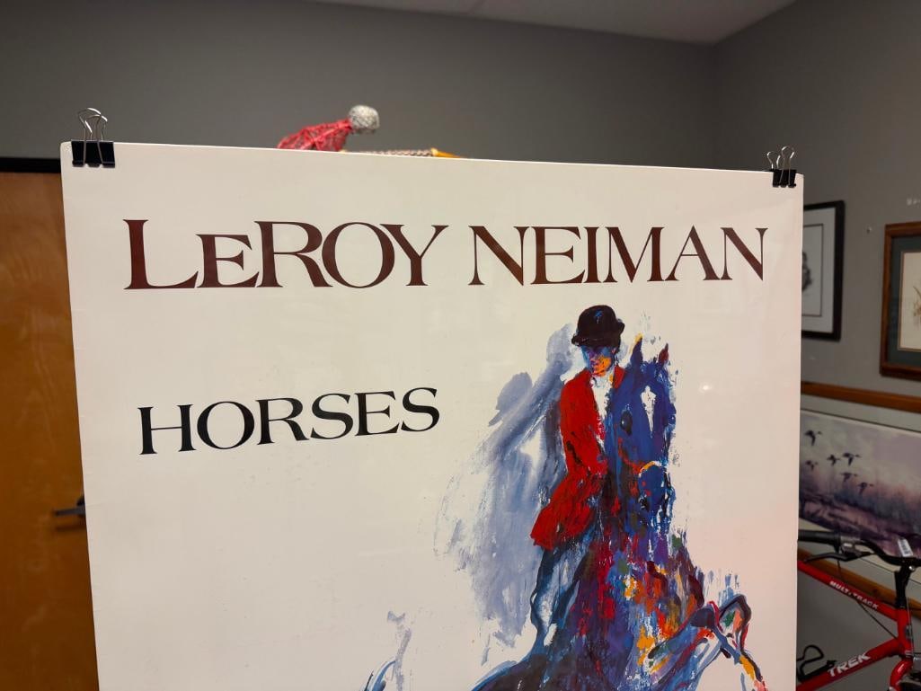 LEROY NEIMAN "HORSES" HAMMER GRAPHICS POSTER BY HARRY N. ABRAMS INC. - 11