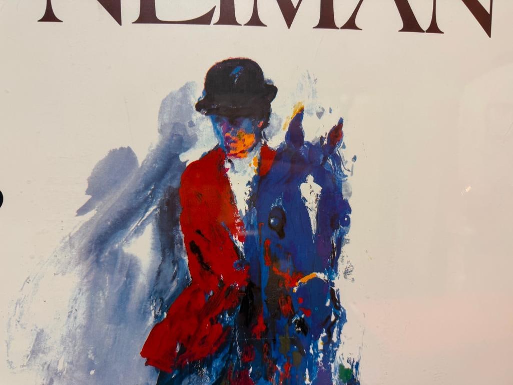 LEROY NEIMAN "HORSES" HAMMER GRAPHICS POSTER BY HARRY N. ABRAMS INC. - 12