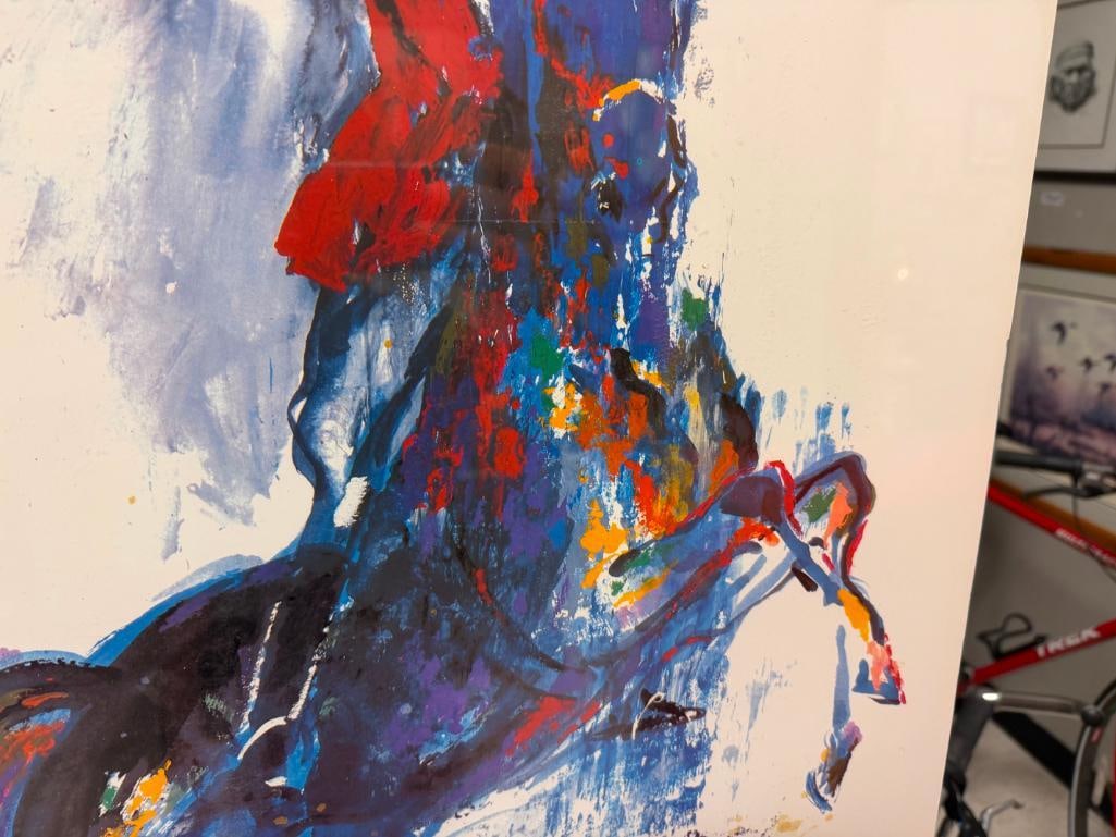 LEROY NEIMAN "HORSES" HAMMER GRAPHICS POSTER BY HARRY N. ABRAMS INC. - 13
