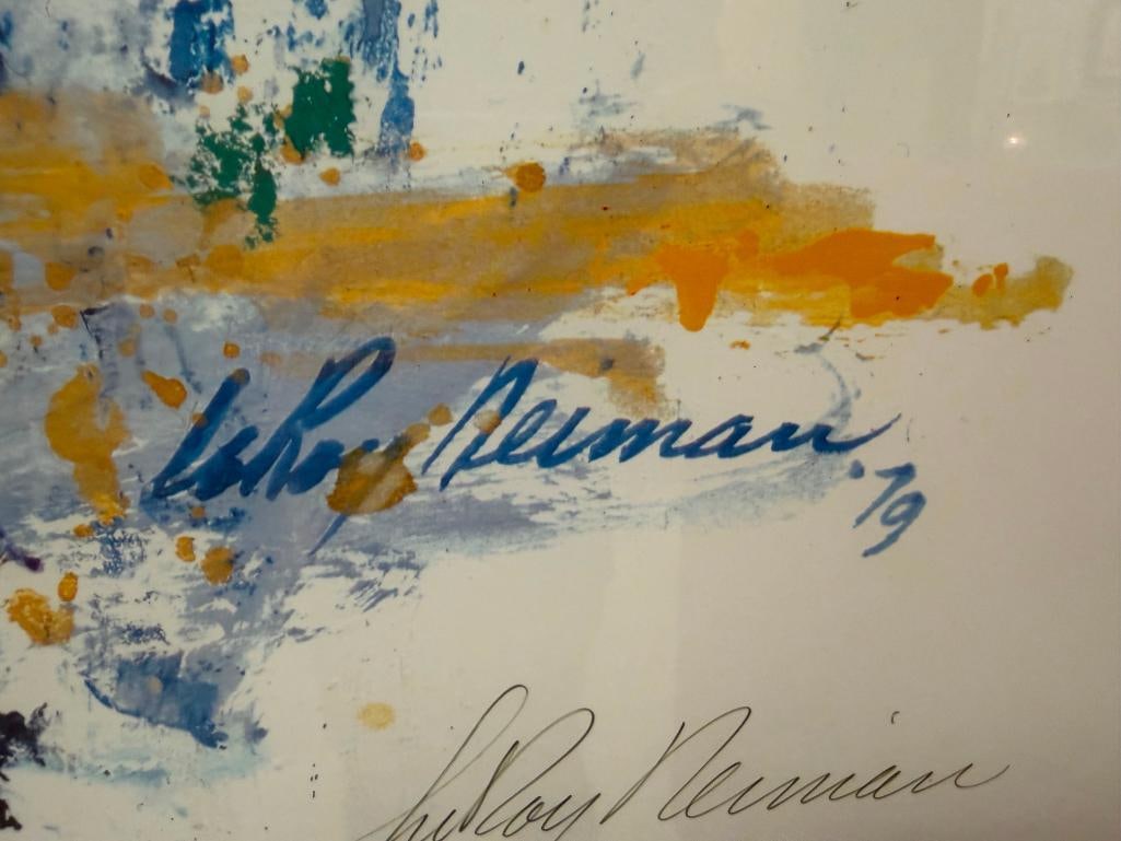 LEROY NEIMAN "HORSES" HAMMER GRAPHICS POSTER BY HARRY N. ABRAMS INC. - 4