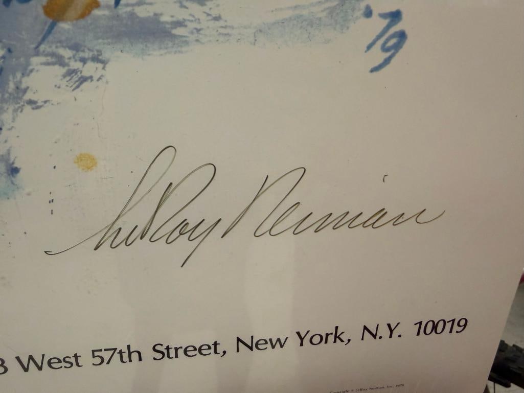 LEROY NEIMAN "HORSES" HAMMER GRAPHICS POSTER BY HARRY N. ABRAMS INC. - 5