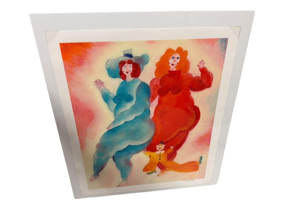 SIGNED AND NUMBERED LIMITED EDITION SERIOLITHOGRAPH ARTIST PROOF " MY FRIEND " BY HARRY GUTTMAN (1 of 12)