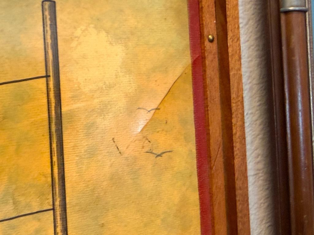 HISTORICAL NEVADA MINING SHAFT DURING COMSTOCK LODE CHOLLAR NO.1 CROSS SAVAGE SHAFT PAINTING - 8
