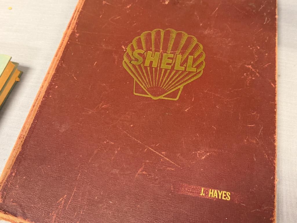 1957 VINTAGE SHELL OIL CO. BOUND SERVICE STATION ROAD MAPS OF THE UNITED STATES - 2