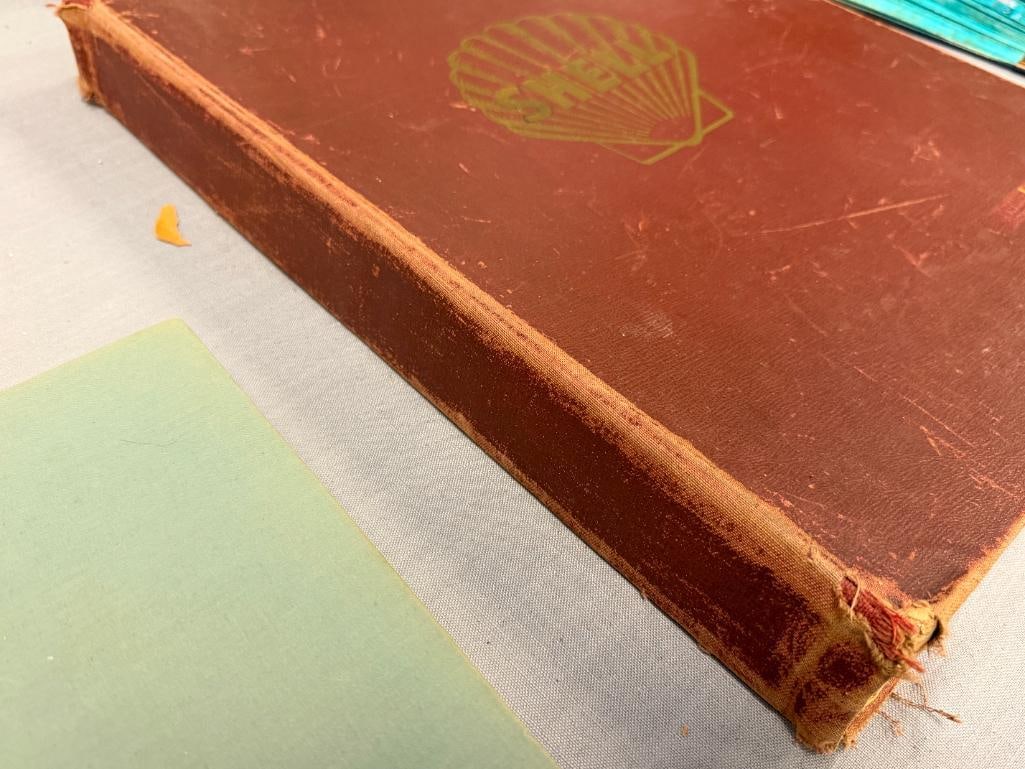 1957 VINTAGE SHELL OIL CO. BOUND SERVICE STATION ROAD MAPS OF THE UNITED STATES - 5