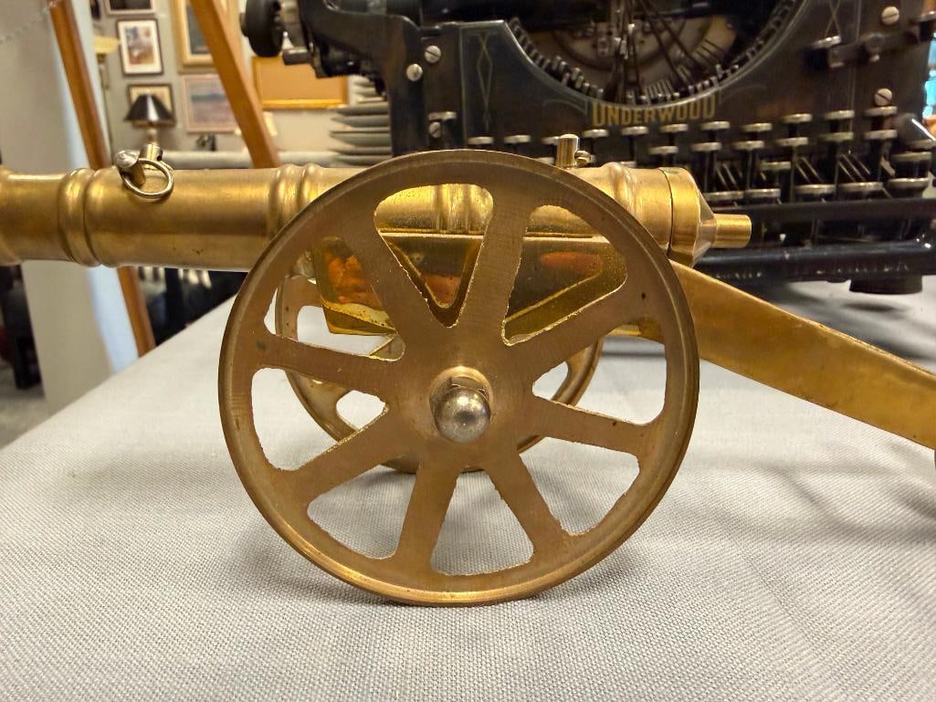 SOLID BRASS DECORATIVE SIGNAL CANON - 3