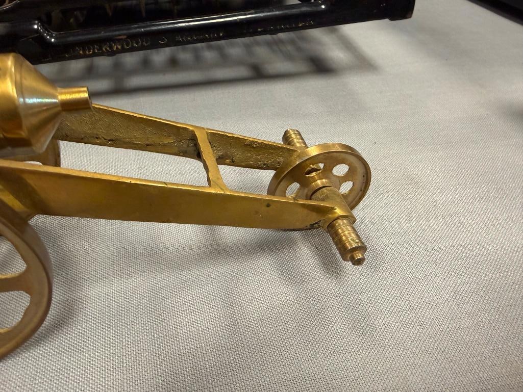 SOLID BRASS DECORATIVE SIGNAL CANON - 4