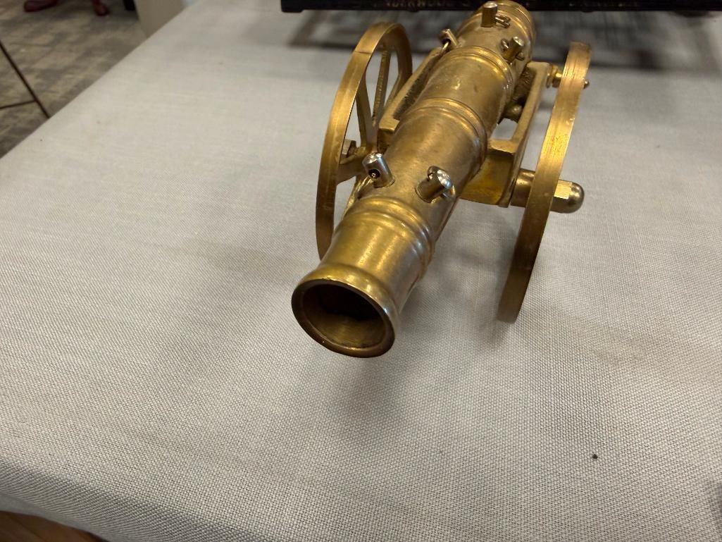 SOLID BRASS DECORATIVE SIGNAL CANON - 6