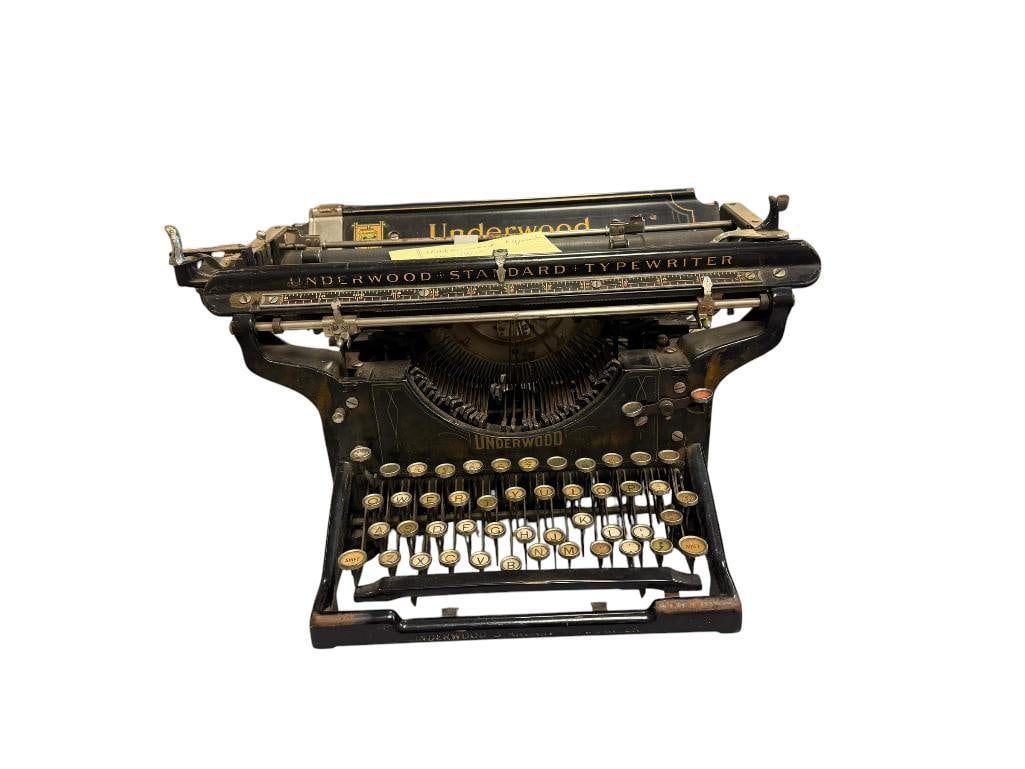EARLY 20TH CENTURY UNDERWOOD STANDARD TYPEWRITER MODEL 5 CIRCA 1900-1915 (1 of 10)