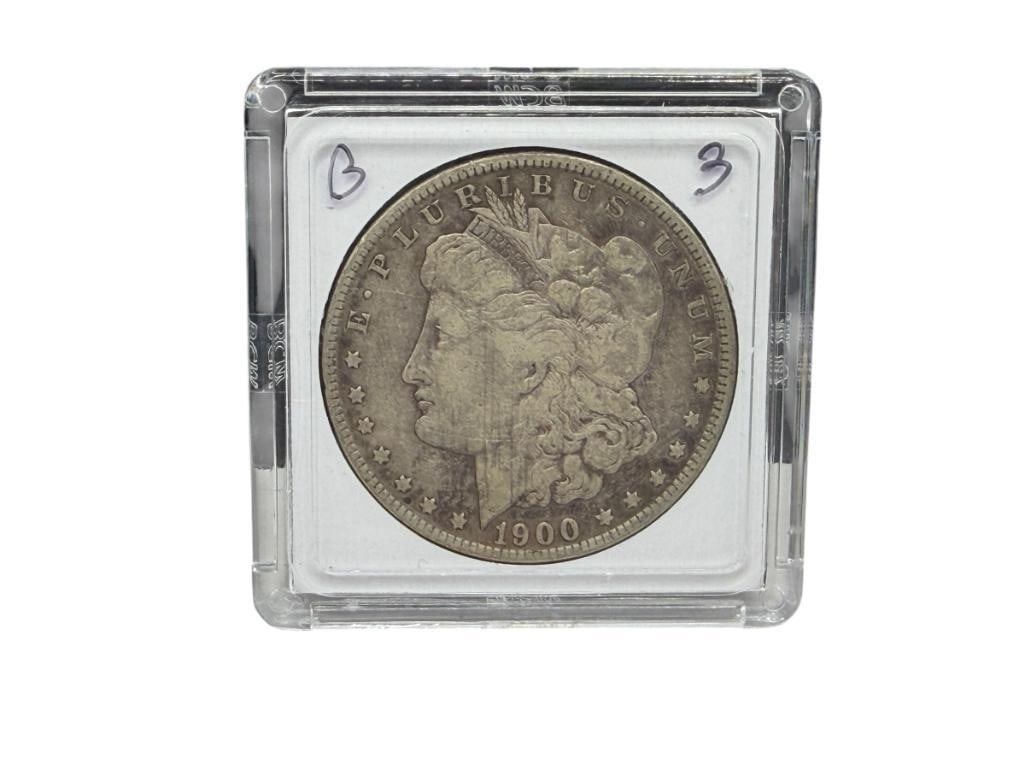 1900-O U.S. MORGAN SILVER DOLLAR: 90% SILVER