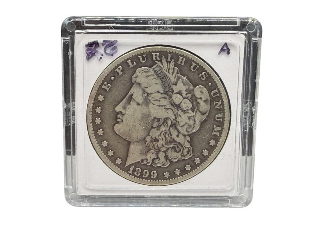 1899-O U.S. MORGAN SILVER DOLLAR (1 of 6)