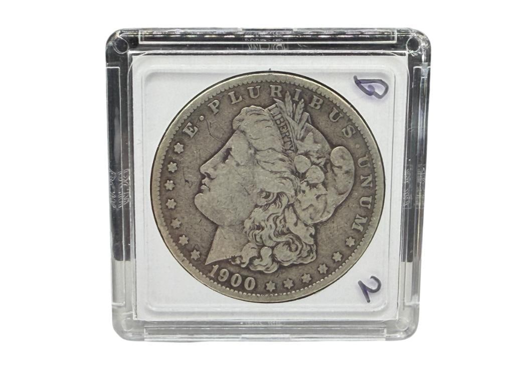 1900-O U.S. MORGAN SILVER DOLLAR: 90% SILVER