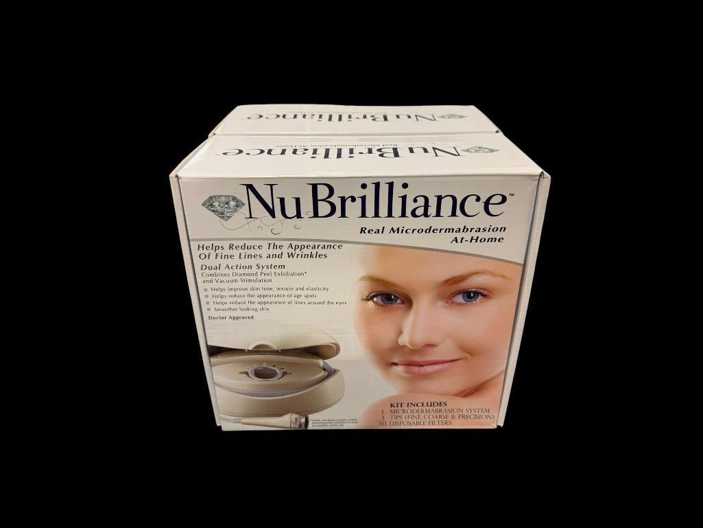 NUBRILLIANCE BEAUTY DEVICE MICRODERMABRASION SYSTEM FOR IMPROVING SKIN TWO SYSTEMS: NEW IN THE BOX