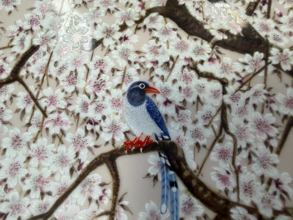 1979 FRANKLIN MINT PORCELAIN PLATES BIRDS AND FLOWERS OF THE ORIENT COLLECTION BY NAOKOO NOBATA - 9