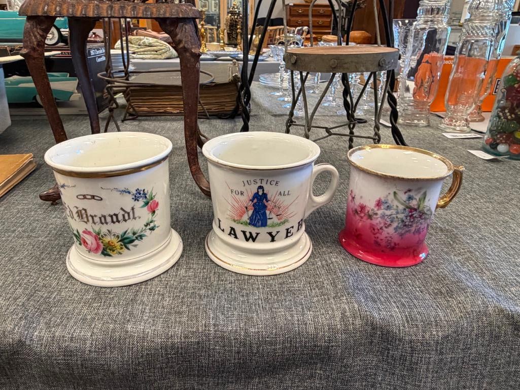 EARLY 20TH CENTURY OCCUPATIONAL / SHAVING MUGS - 2