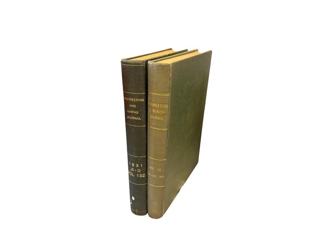 1930'S ENGINEERING AND MINING JOURNALS VOL. 132 1931 JULY - DEC. AND VOL. 134 JAN. - DEC. 1933 (1 of 14)