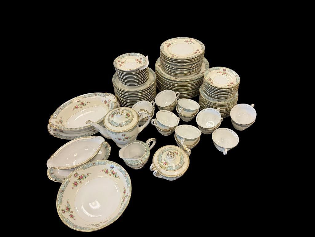 VINTAGE MONARCH CHINA ROSALINE DINNER SETTING 91 PIECES (1 of 20)