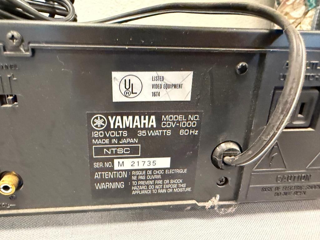 YAMAHA COMBINATION PLAYER MODEL CDV-1000 - 9