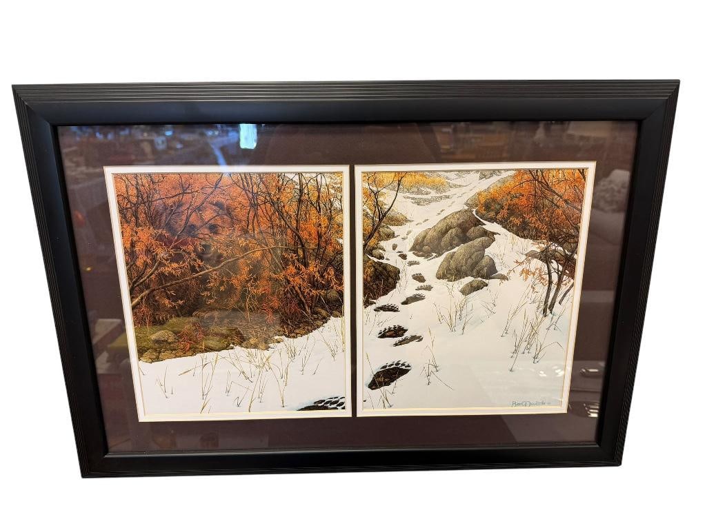BEV DOOLITTLE WESTERN WILDLIFE AND NATIVE AMERICAN ARTIST BOOKPLATE DOUBLED BACK (1 of 7)