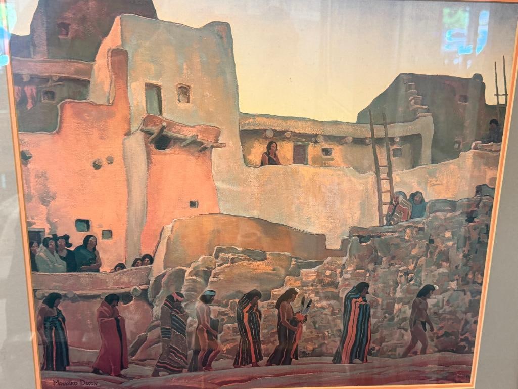 MAYNARD DIXON AMERICAN WEST ARTIST PRINT TITLED THE WISE MEN - 2