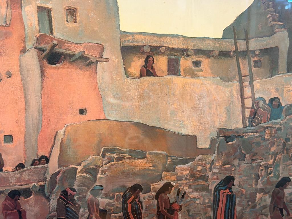 MAYNARD DIXON AMERICAN WEST ARTIST PRINT TITLED THE WISE MEN - 3