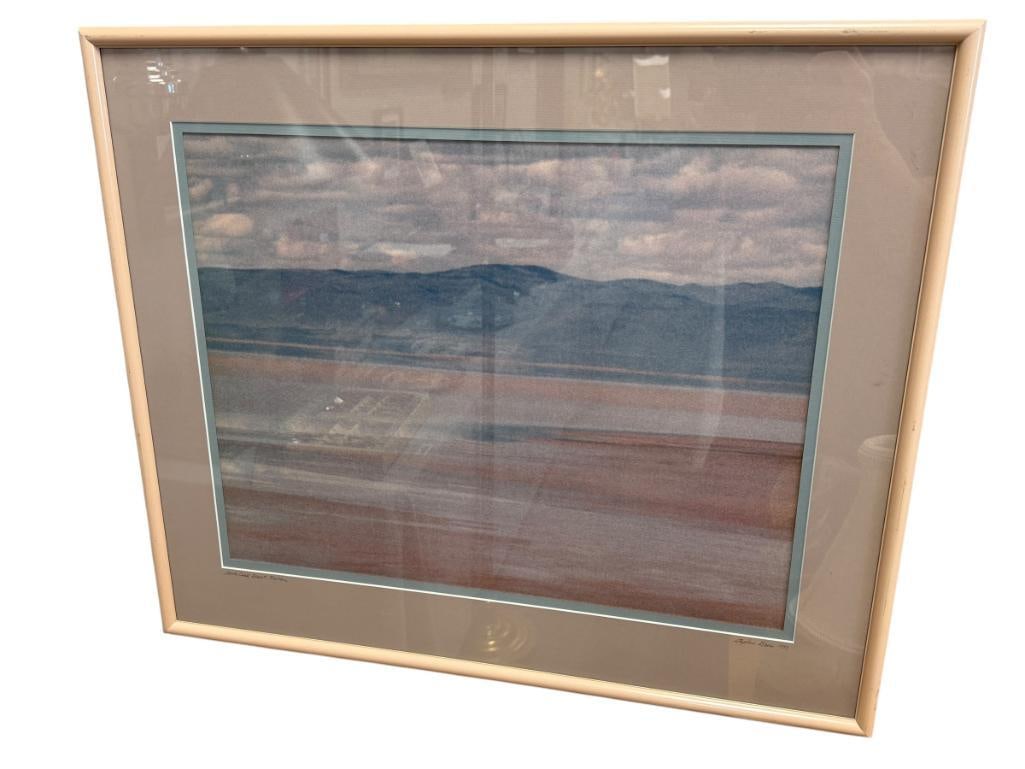 STEPHEN DAUS NEVADA ARTIST SIGNED PRINT SMOKE CREEK DESERT, NEVADA 1987 (1 of 8)