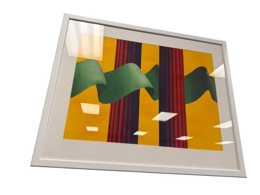 MICHAEL GILBERT LARGE CONTEMPORARY VIBRANT GRAPHIC PRINT (1 of 7)