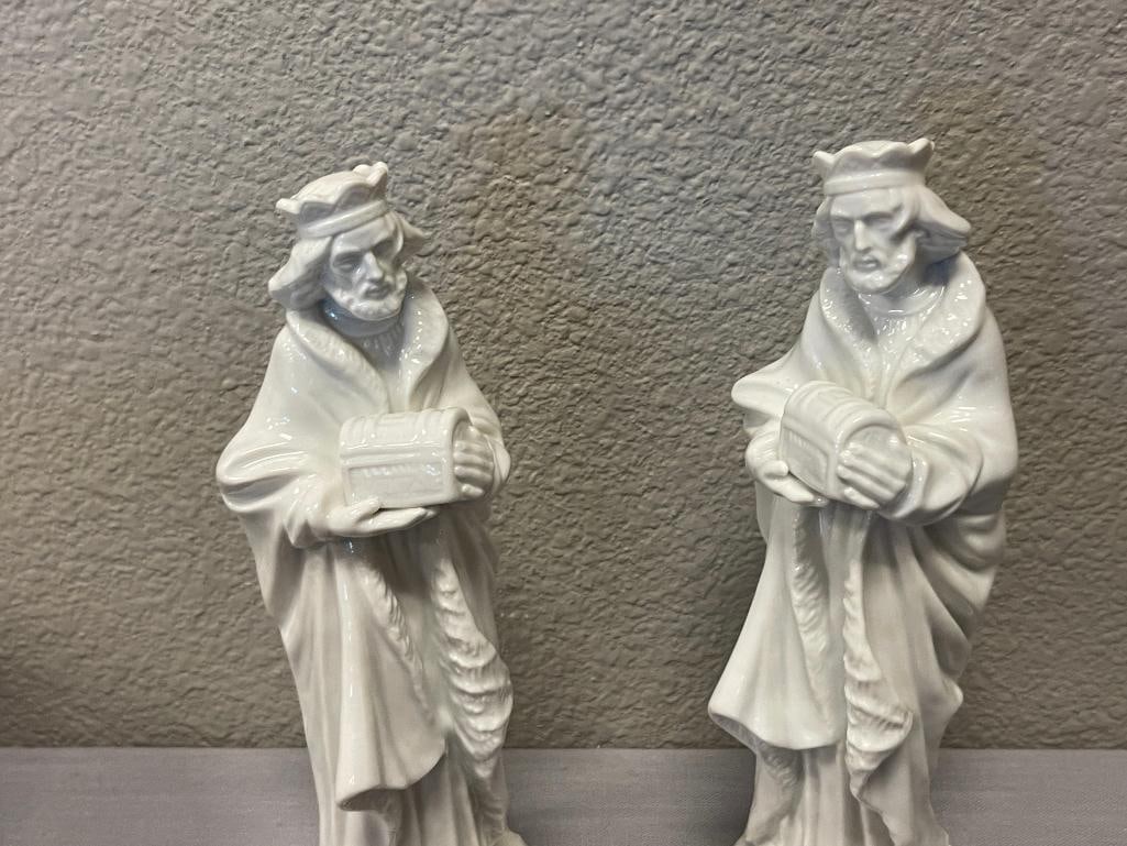 1987 SCHMID SANTINI PORCELAIN NATVITY SCENE FIGURES - 2