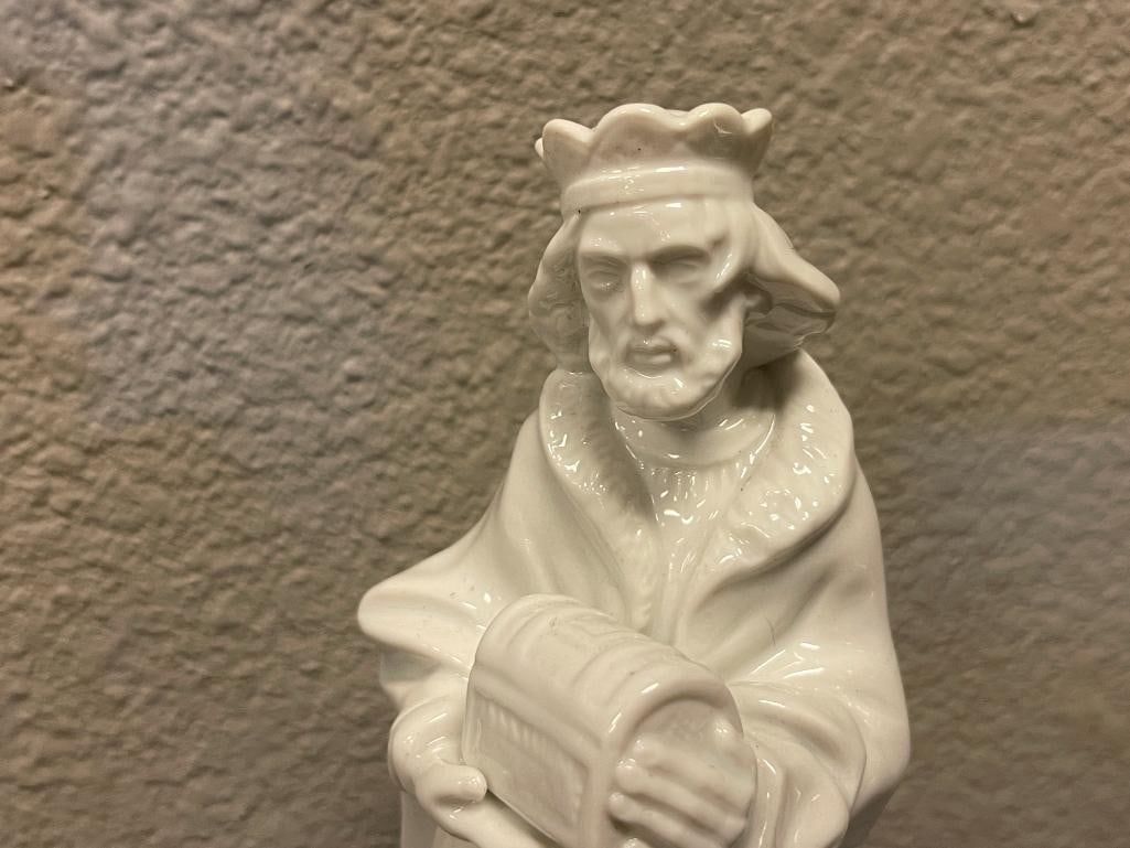 1987 SCHMID SANTINI PORCELAIN NATVITY SCENE FIGURES - 3