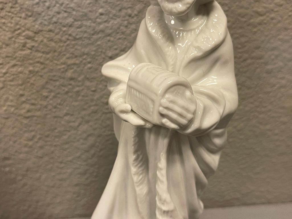 1987 SCHMID SANTINI PORCELAIN NATVITY SCENE FIGURES - 4