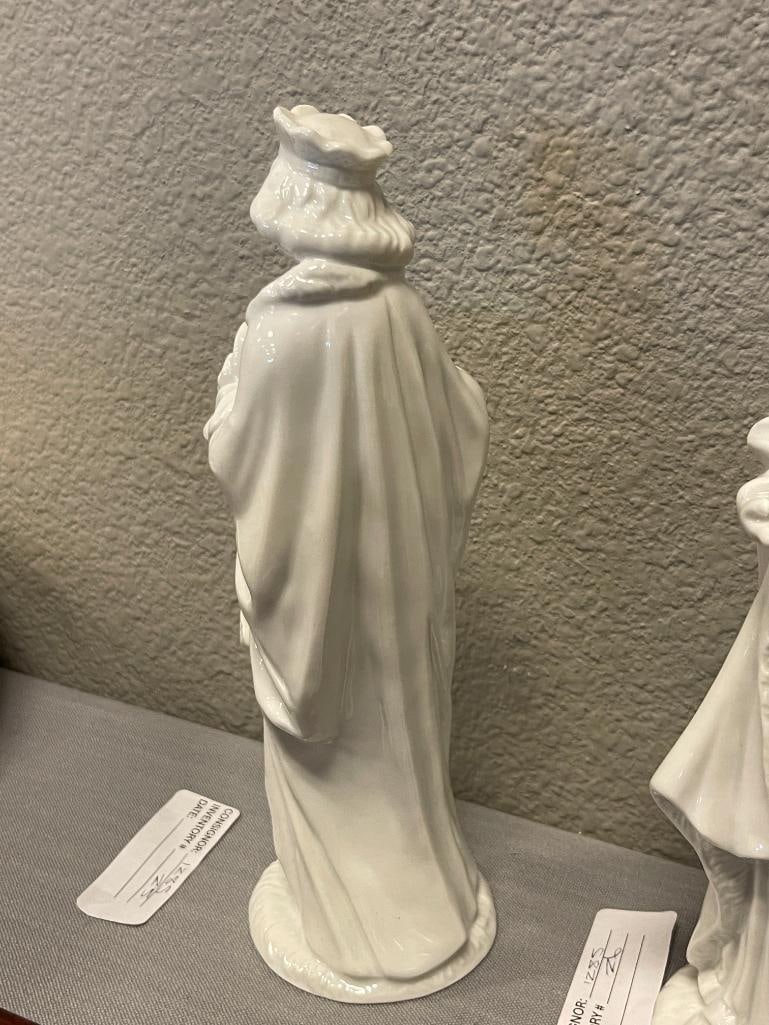 1987 SCHMID SANTINI PORCELAIN NATVITY SCENE FIGURES - 5