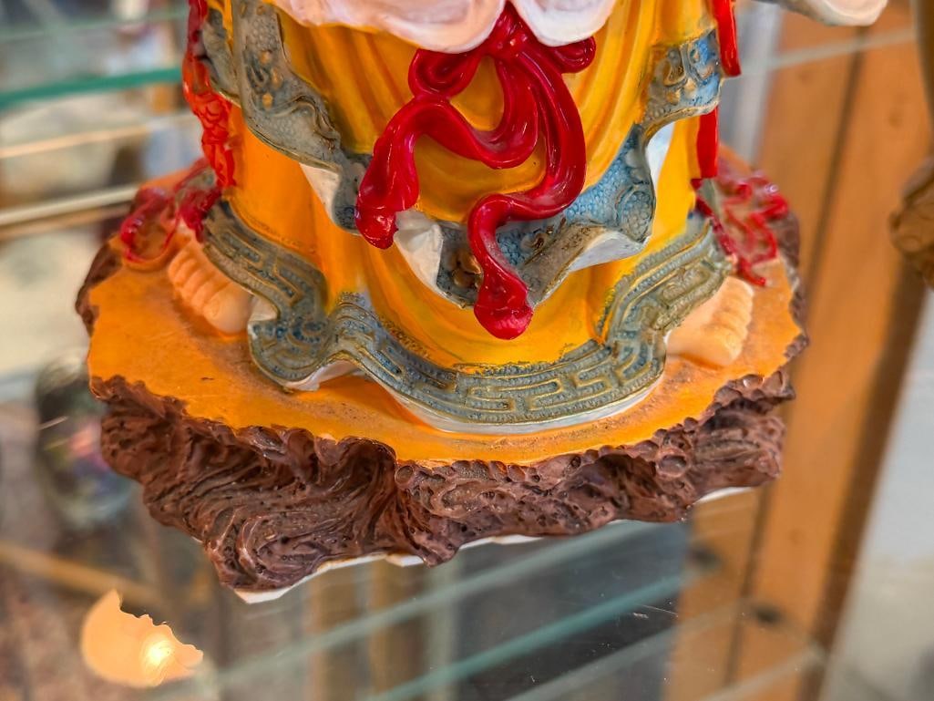 HEAVY RESIN LAUGHING BUDDHAS CHINESE FENG SHUI FIGURES - 3