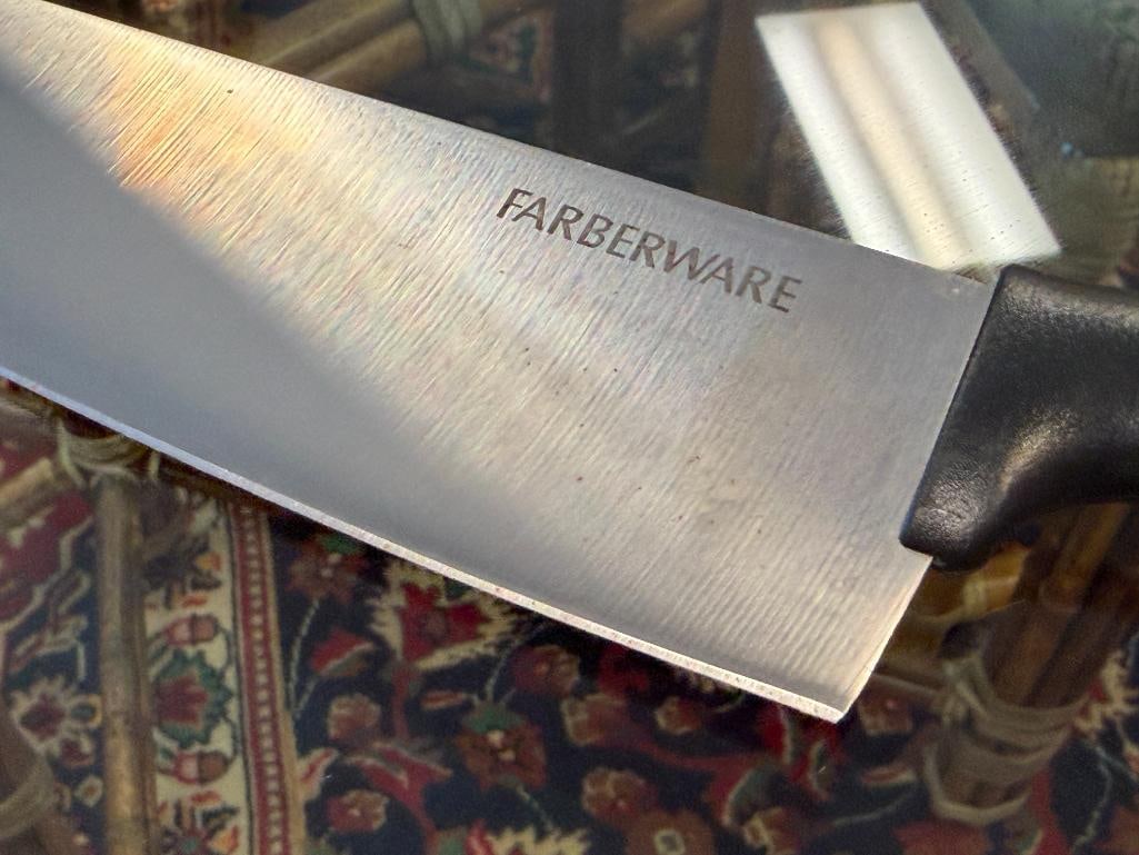 FARBERWARE KITCHEN KNIVE SET WITH KNIFE BLOCK 14 PIECE SET - 7