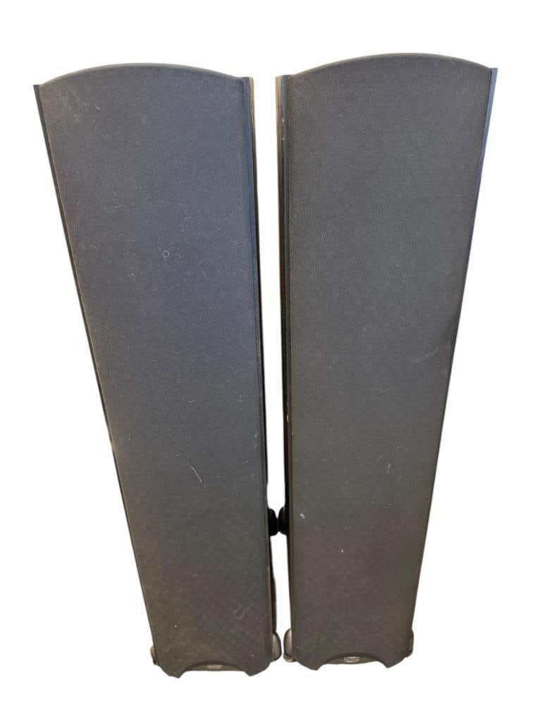 PAIR OF KLIPSCH SYNERGY F3 FLOOR / TOWER SPEAKERS 8 OHM 150 WATTS MAX (1 of 8)
