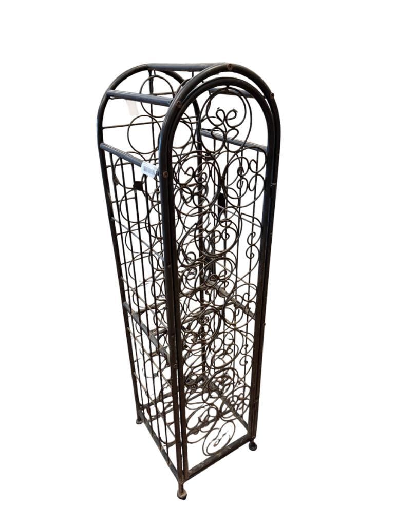 33 BOTTLE DECORATIVE METAL WINE BOTTLE HOLDER (1 of 9)