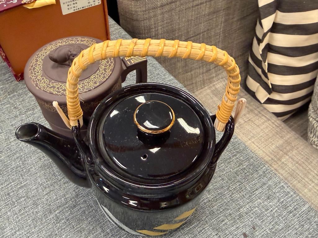 CHINESE YIXING CLAY TEA MUG WITH DRAGON HEAD BUILT IN STRAINER - 16