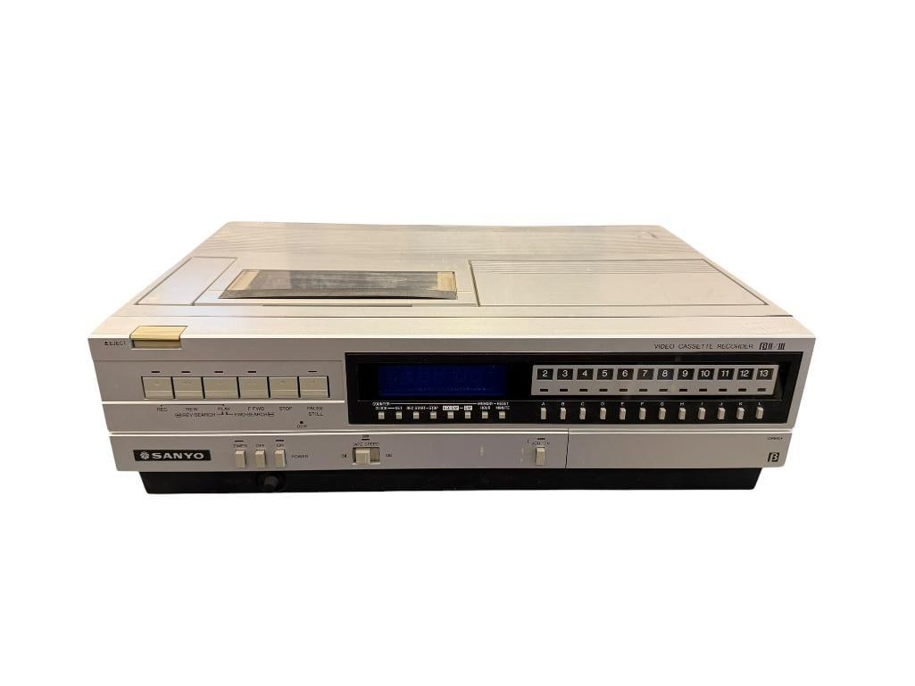 SANYO VIDEO CASSETTE RECORDER BETA B II/III: TESTED +