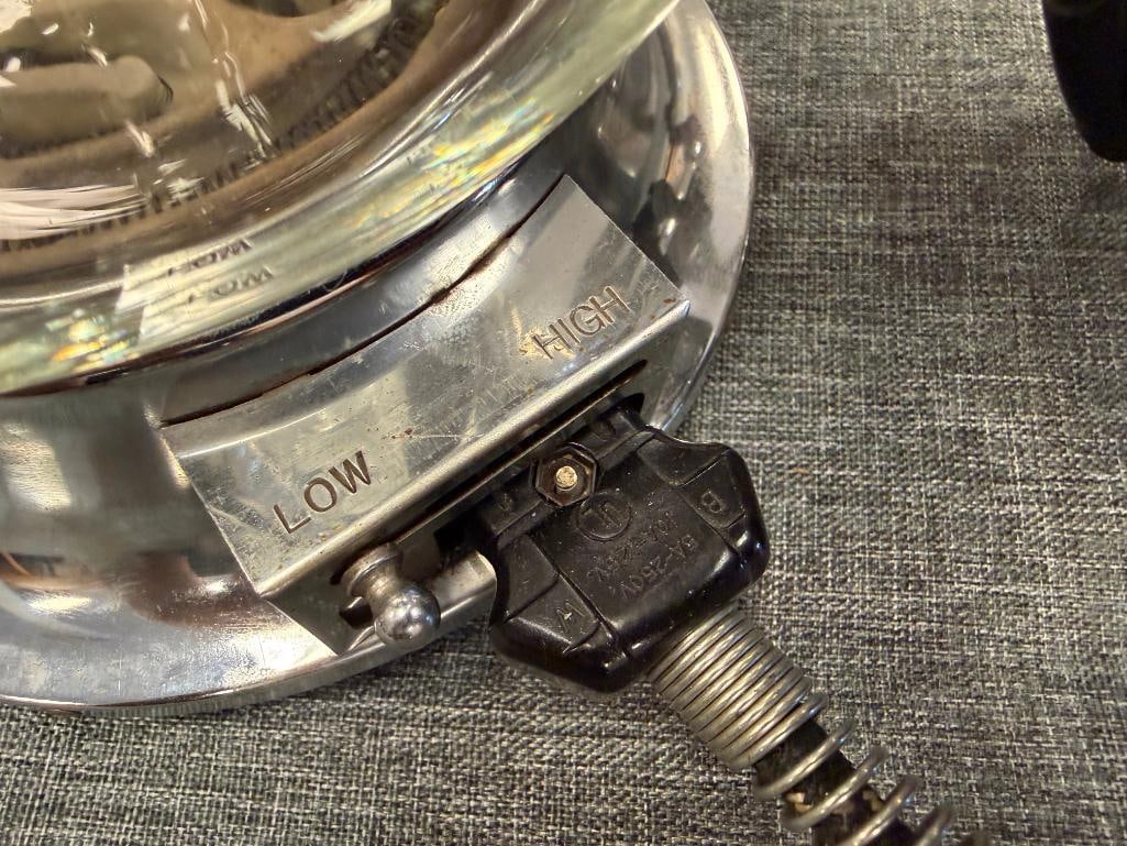 1940'S CORY GLASS VACUUM DRU DRL ROD COFFEE BREWER - 9