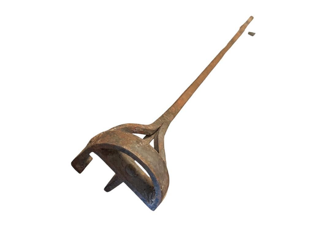 "DF" HAND FORGED CATTLE / LIVESTOCK BRANDING IRON FROM THE COLLECTION OF HAP MAGEE (1 of 8)