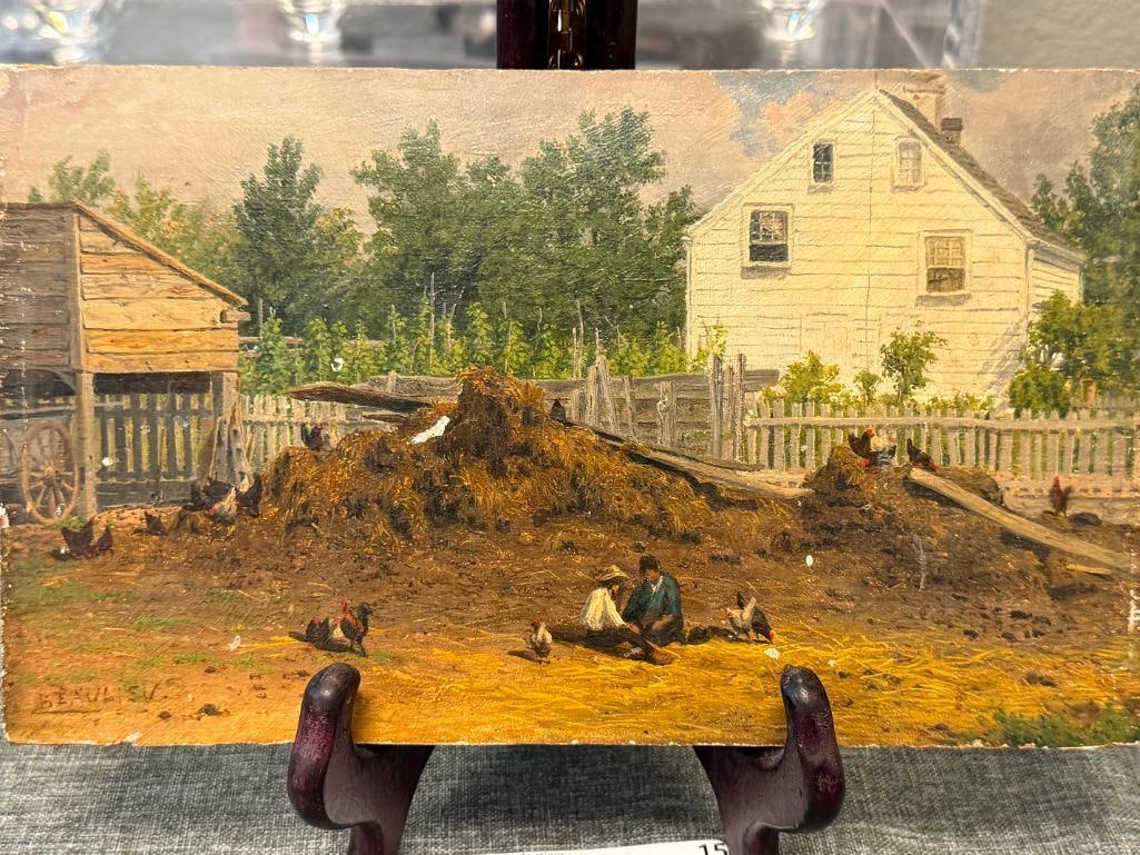 EMILE F. BEAULIEU ORIGINAL OIL ON BOARD PAINTING - 2