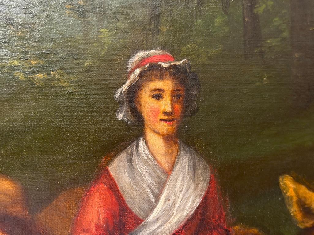 LORA PRICE EARLY 20TH CENTRUY OIL PAINITING ON BOARD - 4