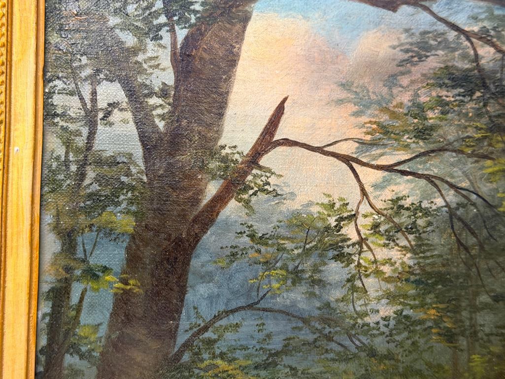 LORA PRICE EARLY 20TH CENTRUY OIL PAINITING ON BOARD - 7