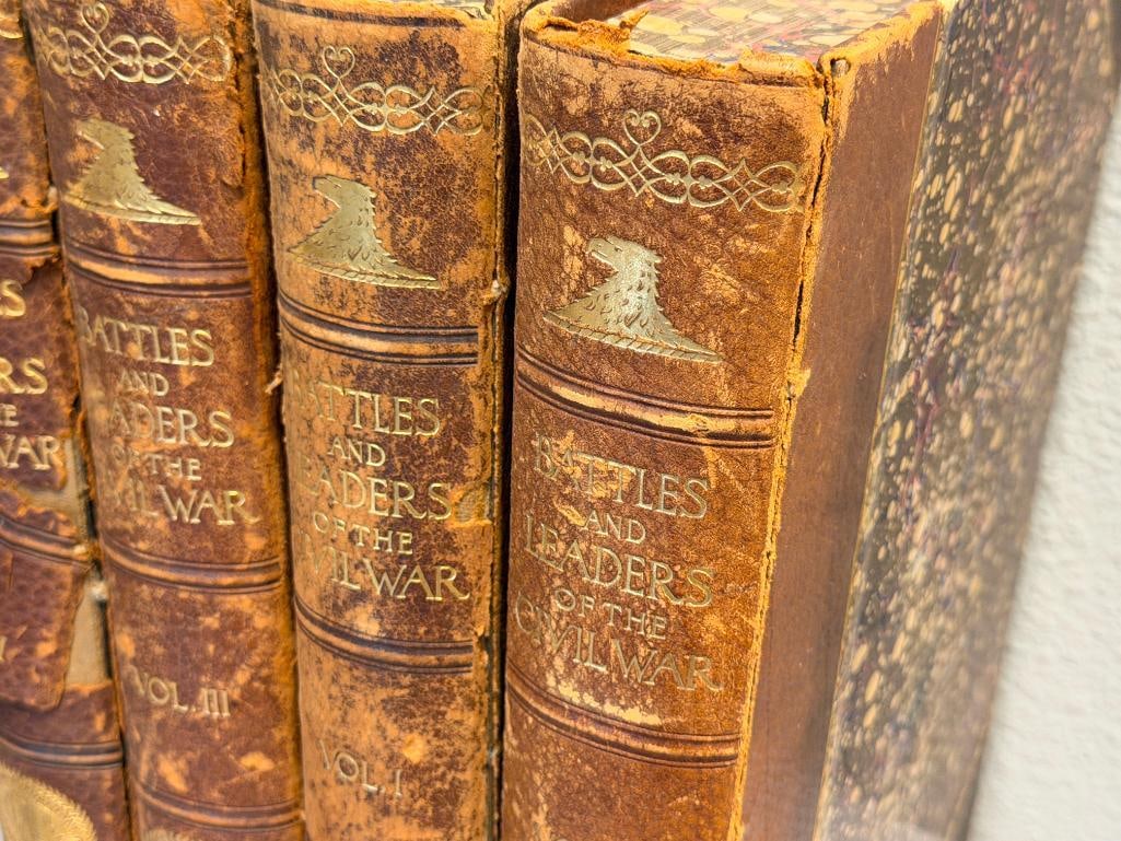 1887 BATTLES AND LEADERS OF THE CIVIL WAR VOL. I, II, III, AND IV THE CENTURY CO. PUBLISHING - 3