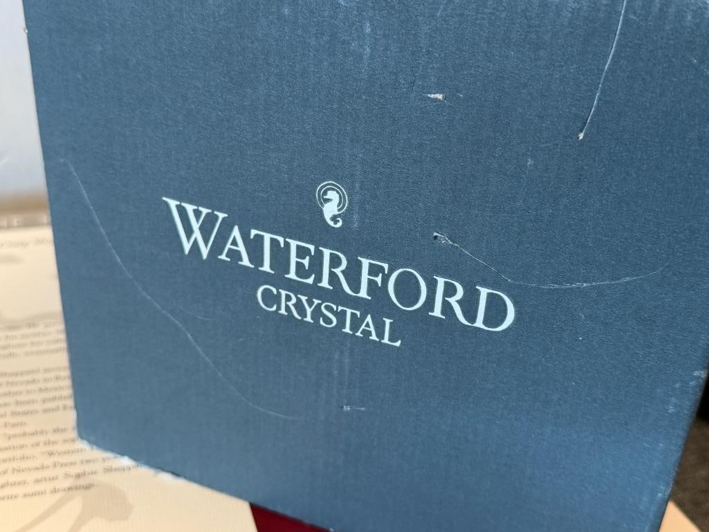 SET OF FOUR WATERFORD CRYSTAL 10 OZ LISMORE GOBLETS - 6