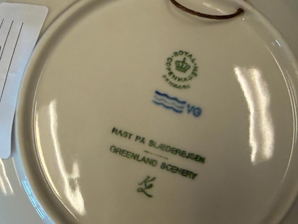 ROYAL COPENHAGEN BLUE AND WHITE PORCELAIN HOLIDAY ANNUAL PLATES MADE IN DENMARK - 6