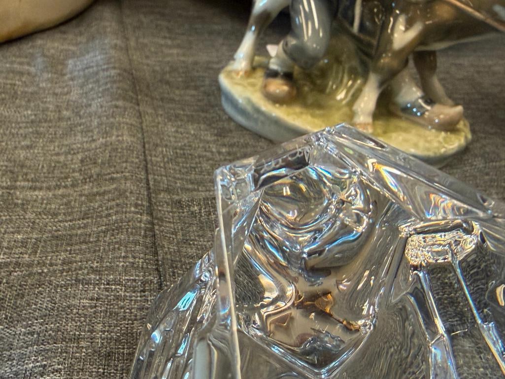 1975 STEUBEN CRYSTAL EAGLE SCULPTURE DESIGNED BY DONALD POLLARD - 7