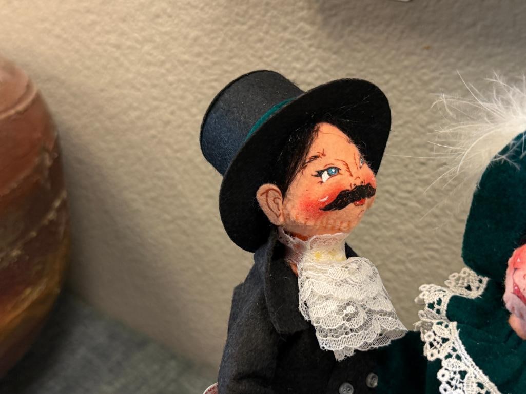 1998 ANNALEE MOBILITEE DOLLS STUFFED TEXTILE DOLLS GREAT AMERICAN ERAS SCENE THE GAY NINETIES - 5