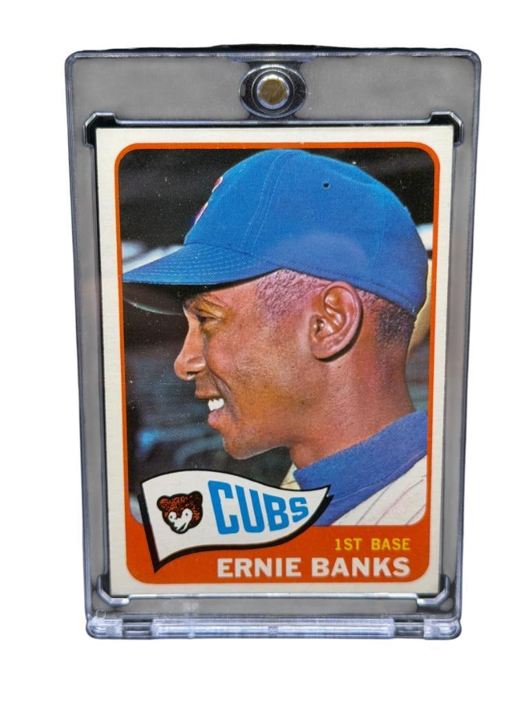 1965 TOPPS #510 ERNIE BANKS BASEBALL CARD (1 of 8)